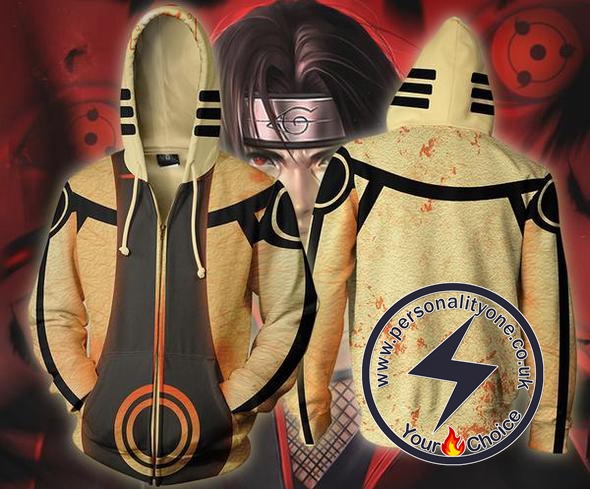 Naruto - Naruto Nine Tails Chakra Zip Up - Hoodies Jackets